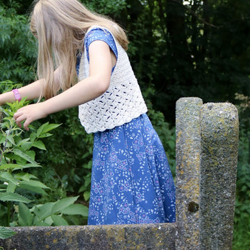 Side Saddle Waistcoat PDF Crochet Pattern.
