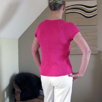 Top down cardigan
