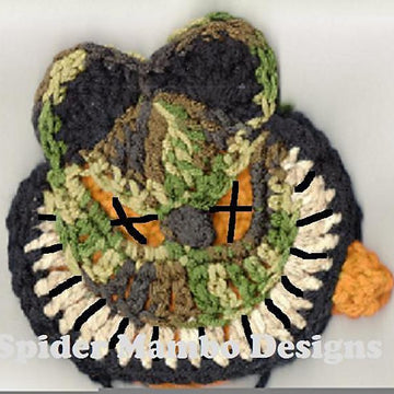 Flat Cat Zombie Scarf