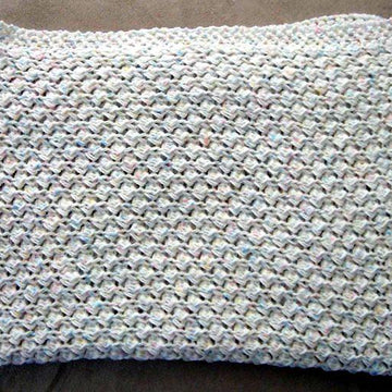 Easy Knit Shell Stitch Baby Blanket