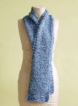 Basic Scarf in Lion Brand Hometown Usa Multi - L0411C