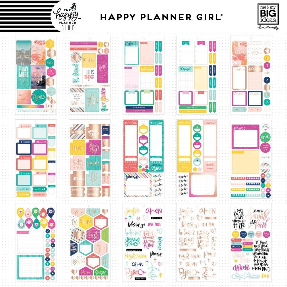Happy Planner Sticker Value Pack - Faith Warrior, 1010/Pkg