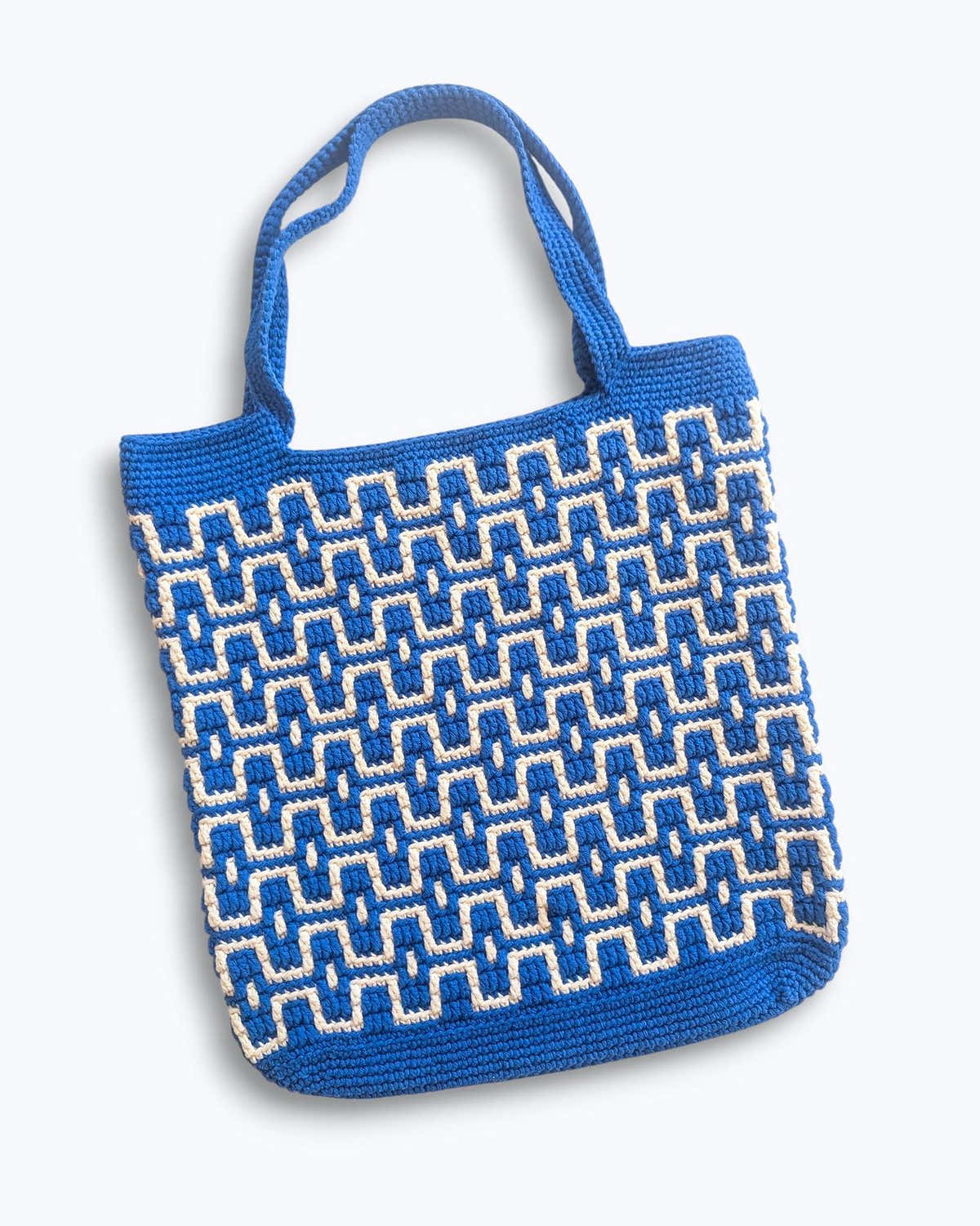 Azure Maze Bag