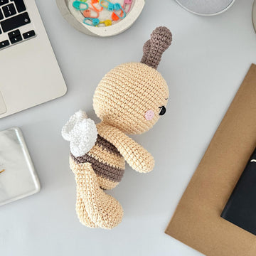 Bee Amigurumi Crochet Pattern PDF – Bee Soft Toy, Stuffed Animal Tutorial