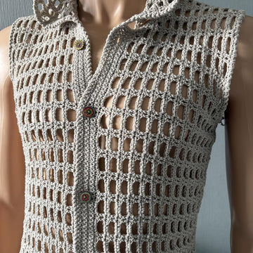 Hooded Mesh Shirt