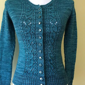 Argent cardigan