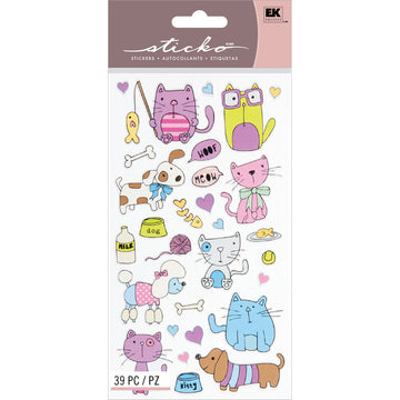Sticko Stickers - Cats & Dogs