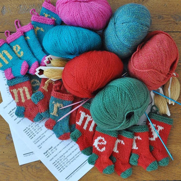 MERRY Christmas Stocking Ornaments