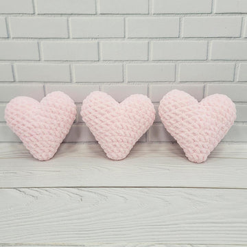 Heart Pink Plush