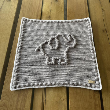 Elephant car seat blanket