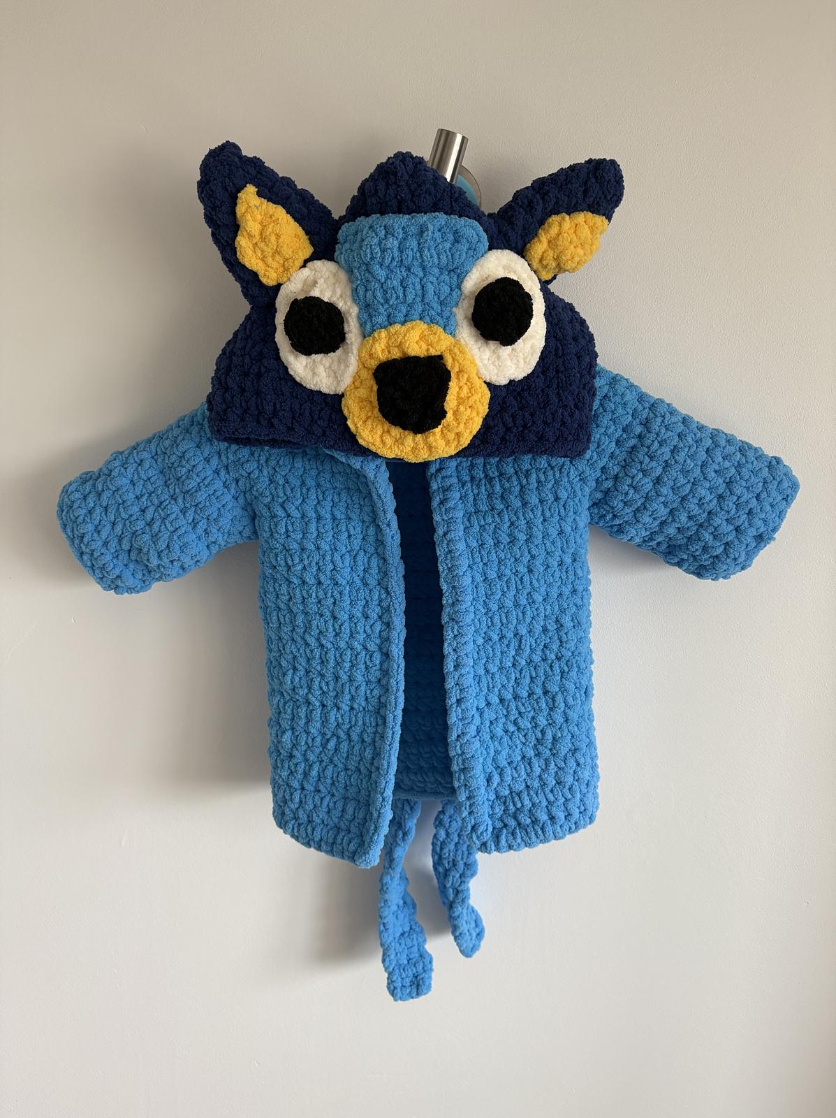 Blue Heeler Dressing Gown/Bathrobe