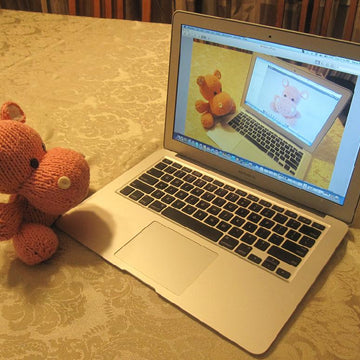Knitkinz Hippo for Your Office