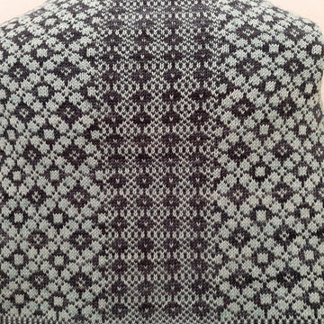 Two-Color Fair Isle Wrap