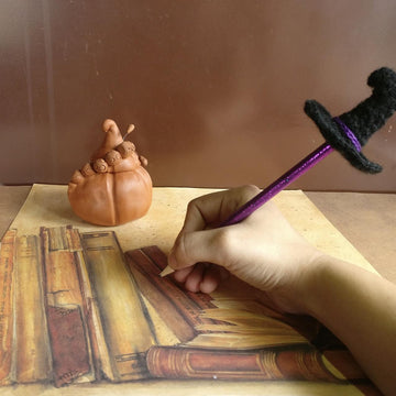 Wonky Witch Hat Pencil Puppet / Pencil Topper