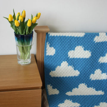 Fluffy White Clouds - the crochet version