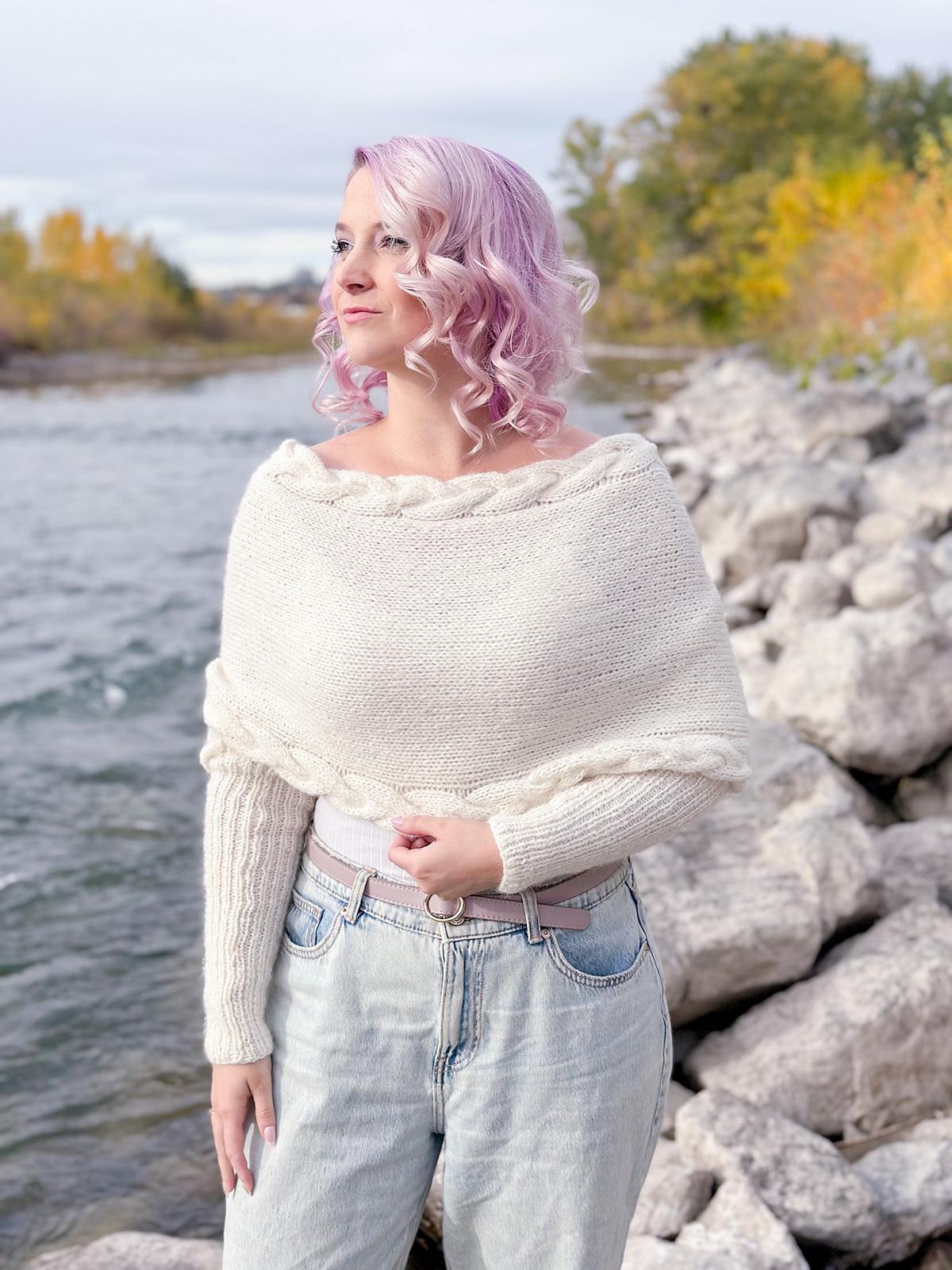 Braided Sweater Scarf