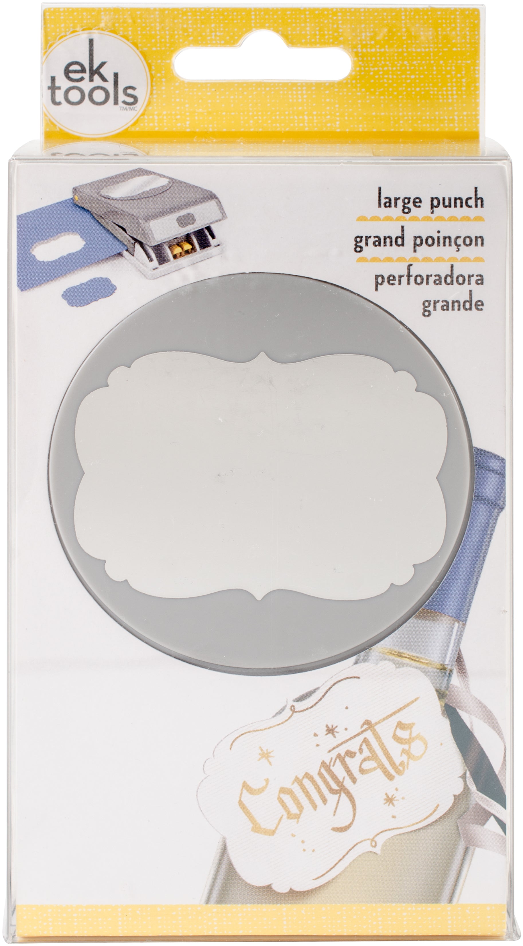 EK Success EK Tools Large Punch - Flourish Labels