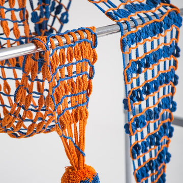Hint of spring crochet scarf