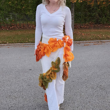 Maple 3D Leaf - Shawl
