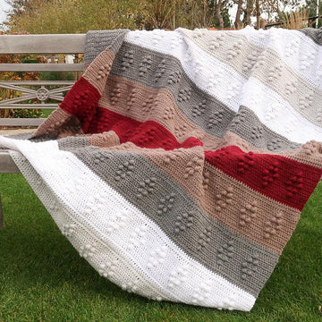 Amity striped blanket