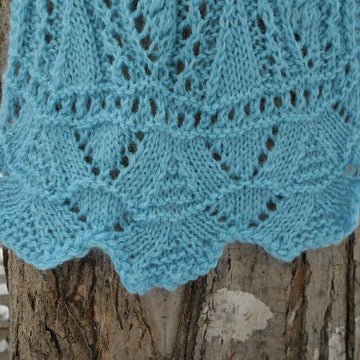Airy Leaves Lace Scarf