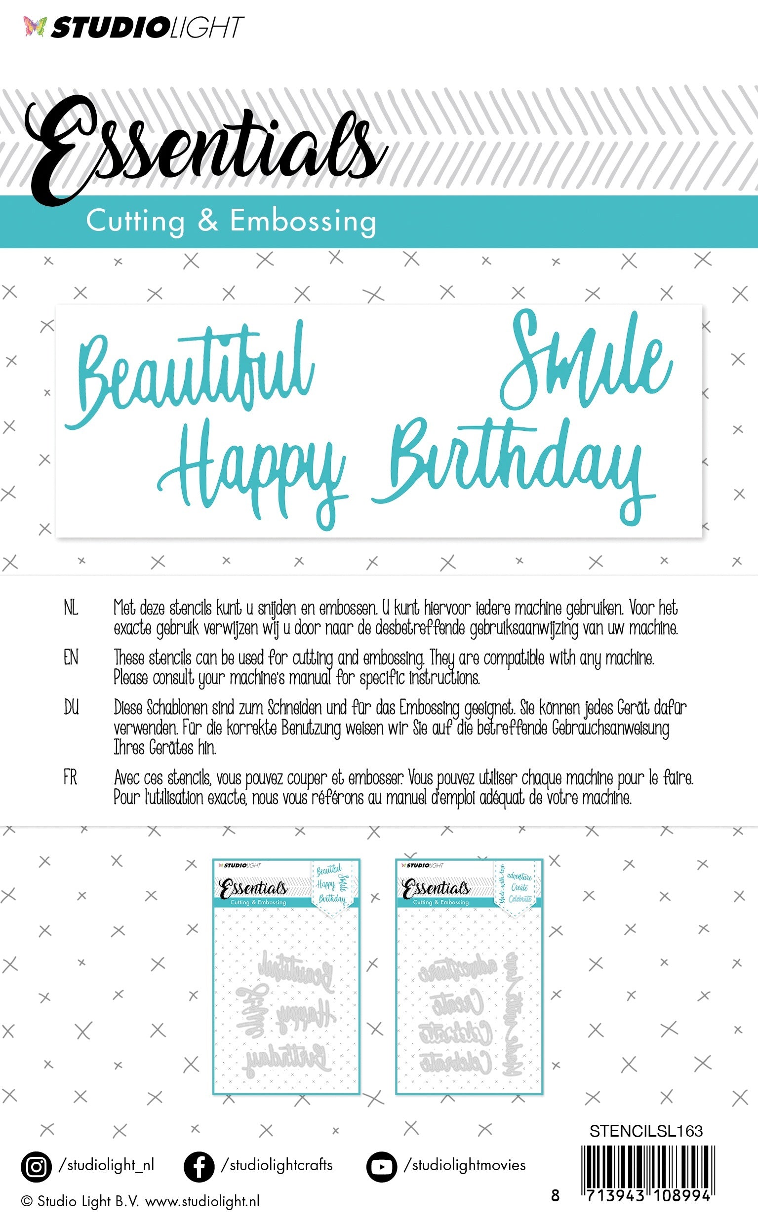 Studio Light Essentials Cutting & Embossing Die - 569017