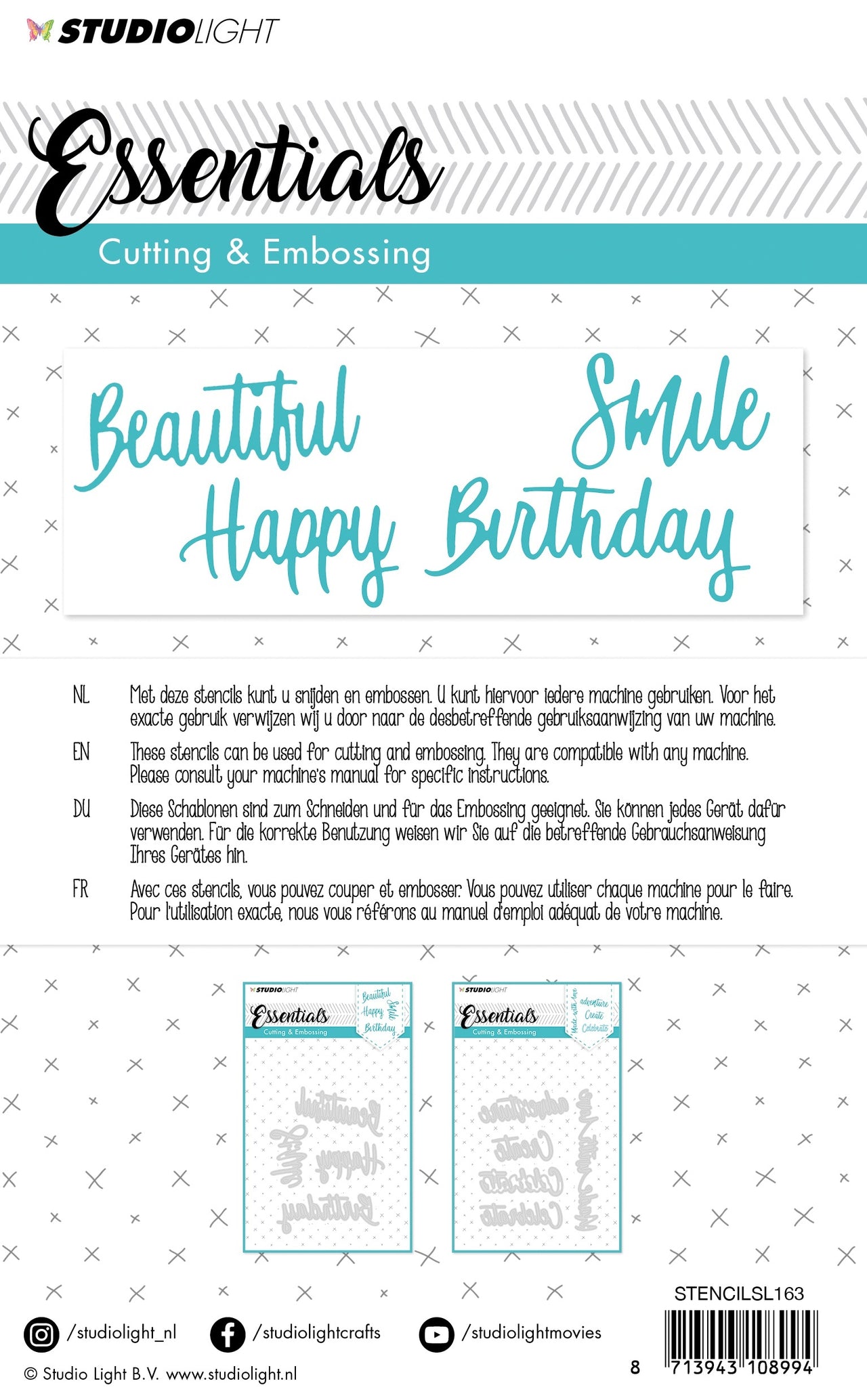 Studio Light Essentials Cutting & Embossing Die - 569017