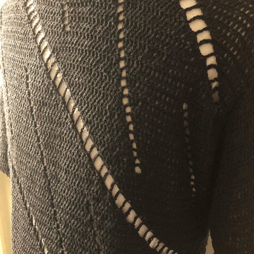 Diagonal Mesh T-Shirt