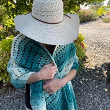 On The Diagonal Scarf/Shawl