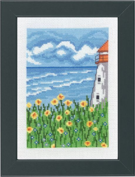 Permin Lighthouse Cross Stitch Cross Stitch Kit - 13x18cm