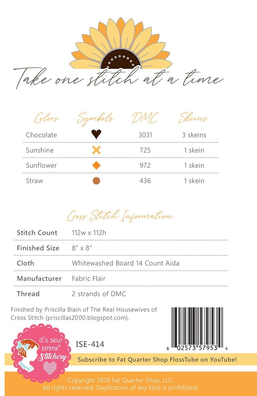 It's Sew Emma Home Grown Cross Stitch Pattern - ISE-414 - Leaflet