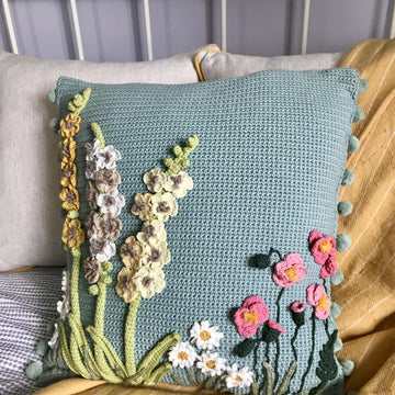 Chelsea flower show cushion cover