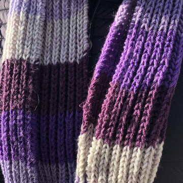 Beginners' Brioche Scarf