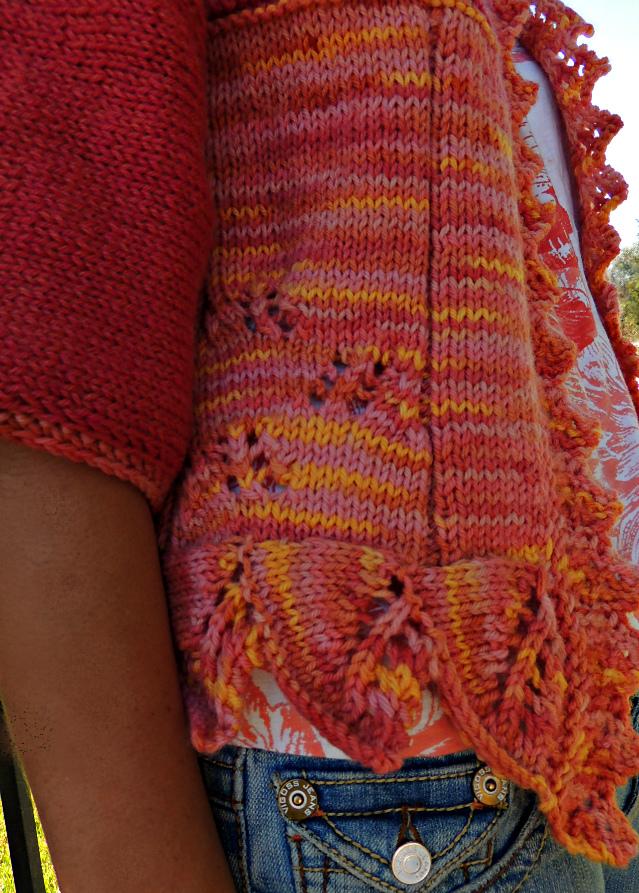 Fern Lace Cardi (a Kirigami Knitting pattern)
