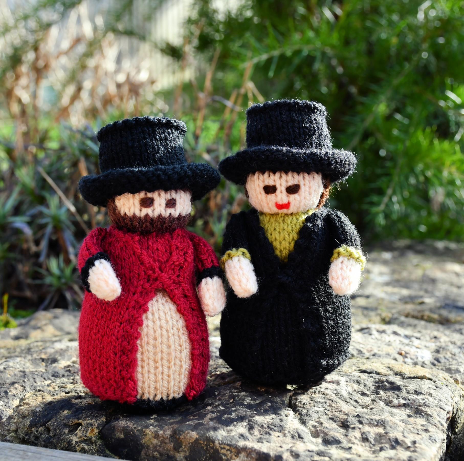 Victorian Ladies & Gentlemen Doll Knitting Pattern - Toy Knitting Pattern