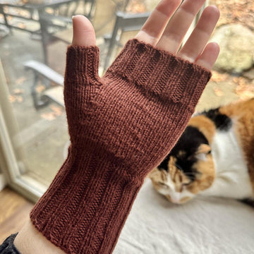 Comfy Cabin Fingerless Mitts