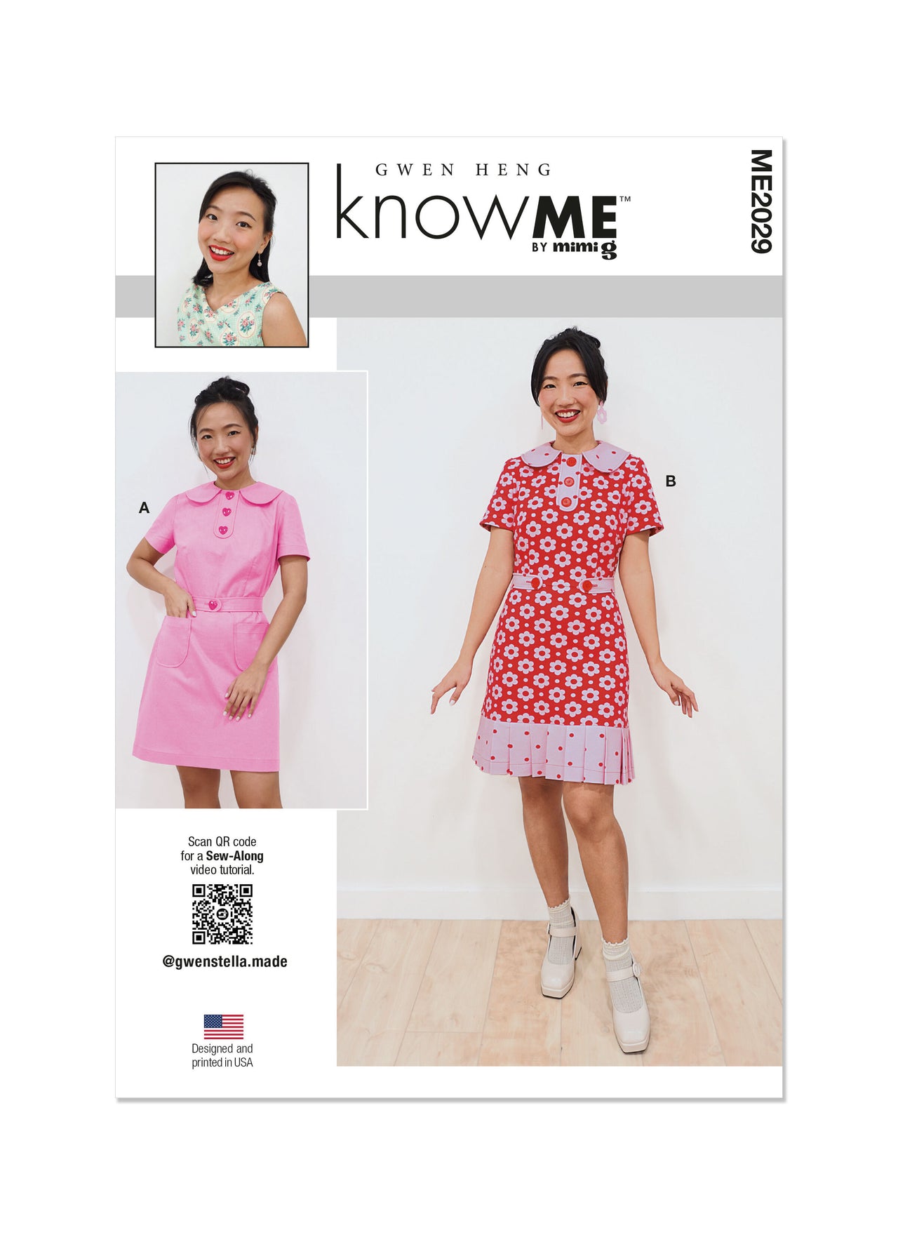 Know Me Misses' Dresses ME2029 - Sewing Pattern