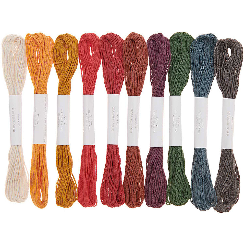 Rico Stranded Cotton Earthy, 10 pieces