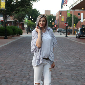 Diamond Lace Kimono