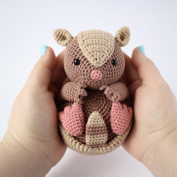 Arlo the Armadillo Amigurumi