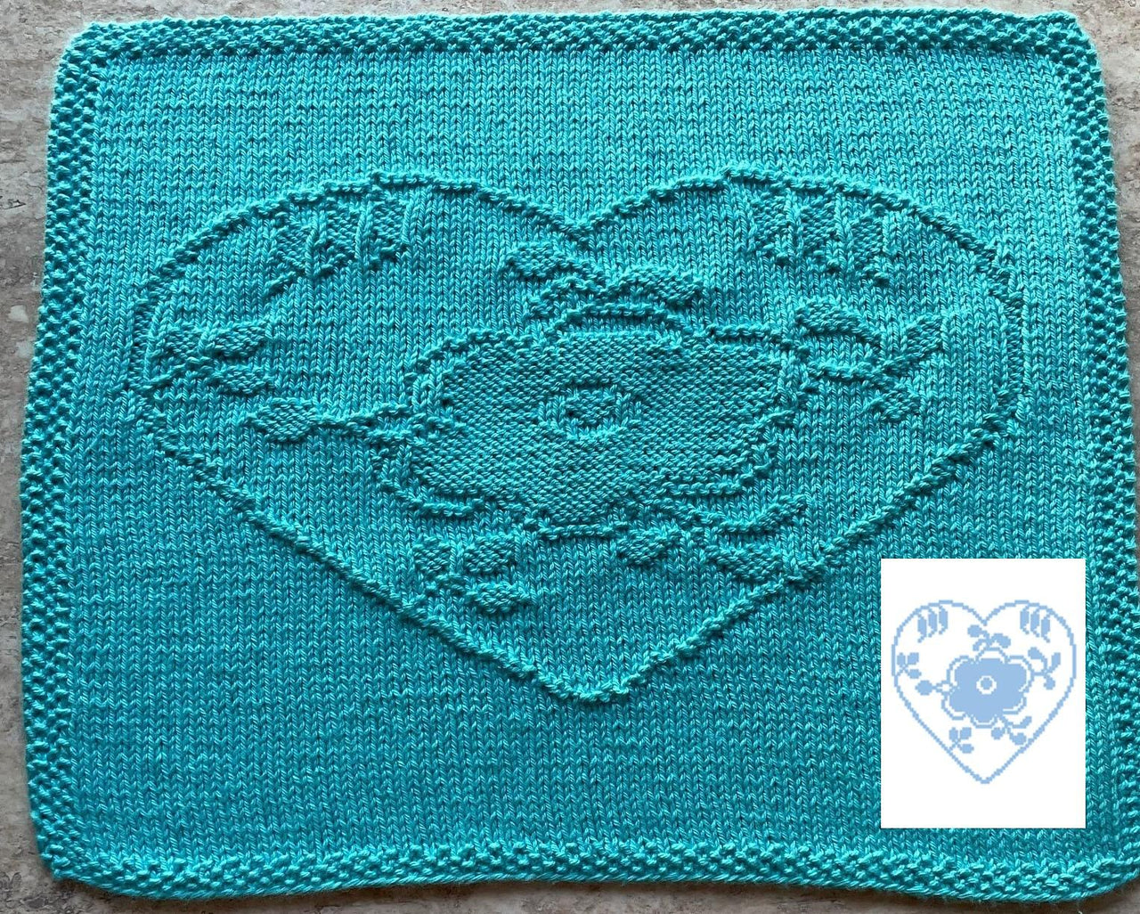 Nr. 669 - Royal Copenhagen Heart 89 stitches
