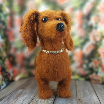 Realistic Dachshund Dog Amigurumi