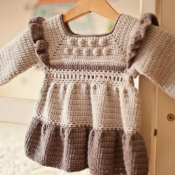 Heather Tiered Dress with Frills