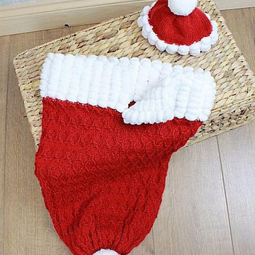 202 Pom Pom Edged Cocoon Knitting Pattern #202