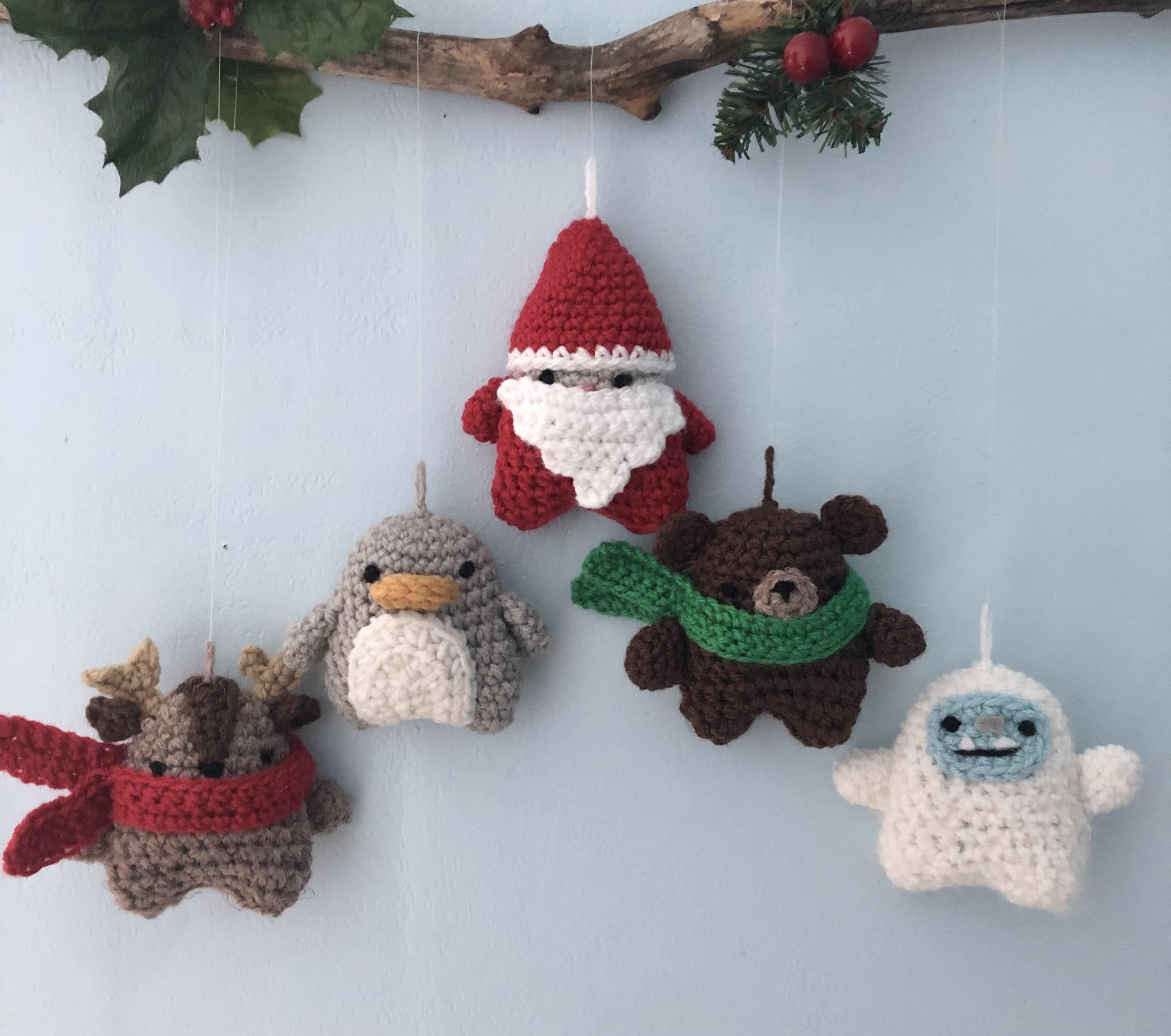 Crochet Christmas 2021 Ornament Patterns