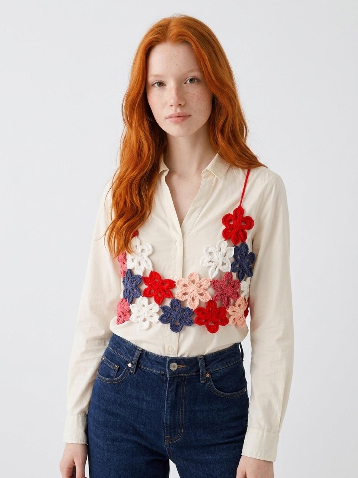 Petal Crochet Top