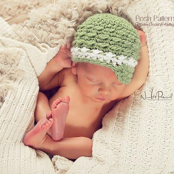 Textured Newsboy Hat 341