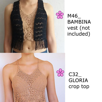 GLORIA crop top _ C32