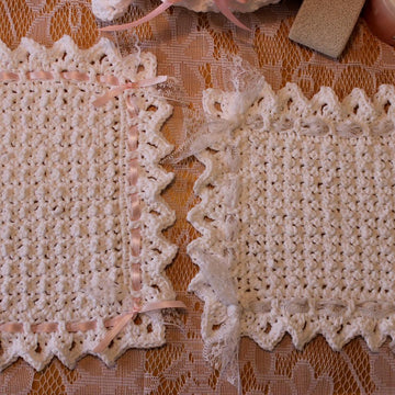 Mini Popcorn Washcloth