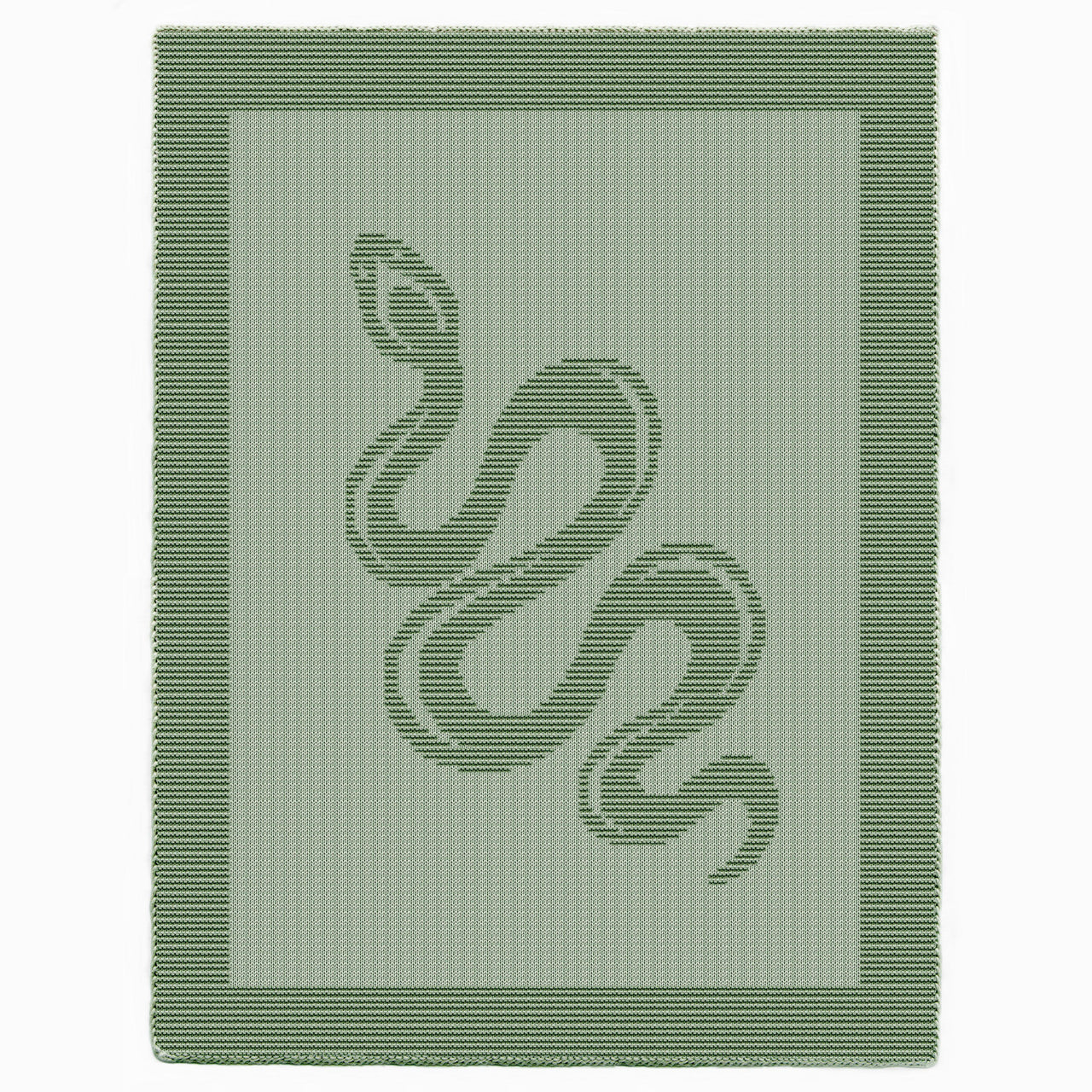 Snake blanket Knitting Pattern, Knit and Purl Only